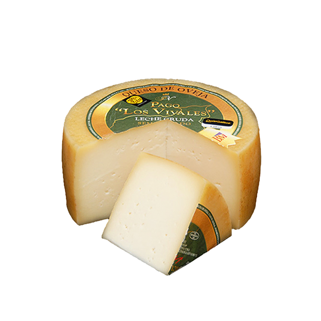 KG 6.2 QUESO OVEJA SEMI LECHE CRUDA PAGO "LOS VIVALES" VACIO