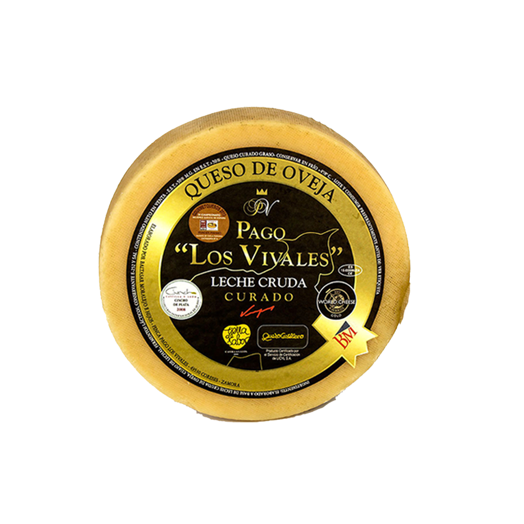 KG 6.2 QUESO OVEJA CURADO LECHE CRUDA PAGO "LOS VIVALES" VACIO