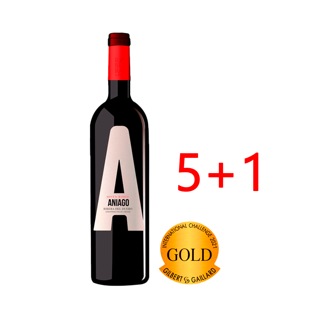 UND 5+1 VINO RIBERA DUERO ANIAGO ROBLE
