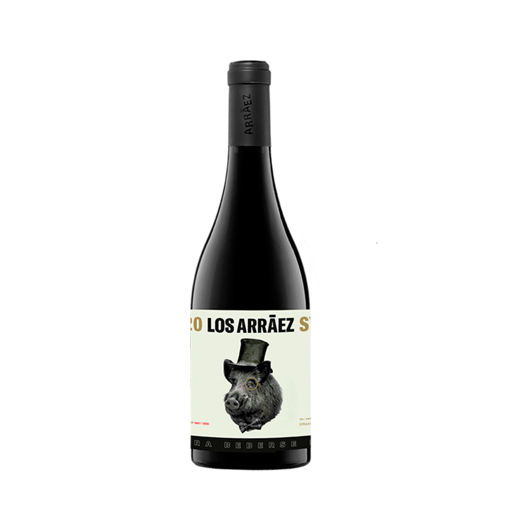 UND 6 VINO AUTOR LOS ARRAEZ SYRAH TINTO CRIANZA 14º