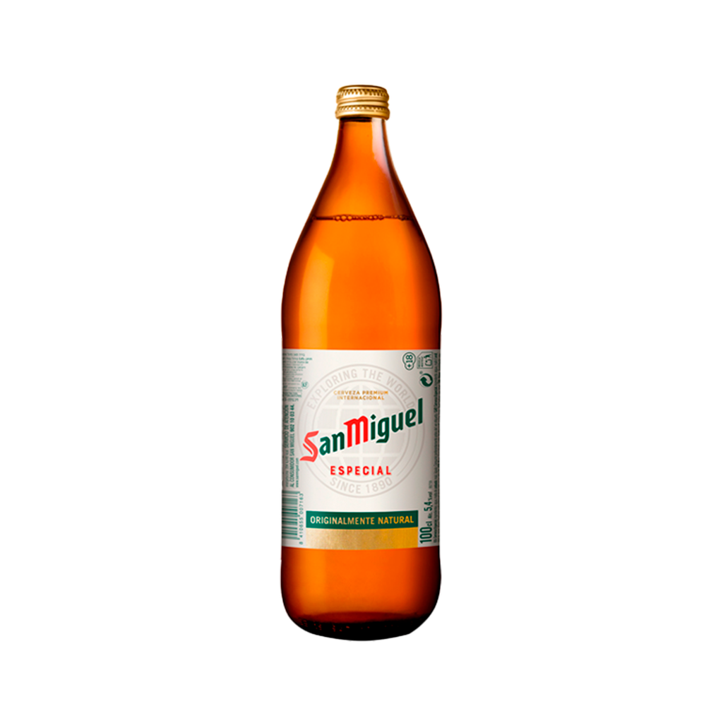CAJA 6 UND CERVEZA SAN MIGUEL BOT. 1 L