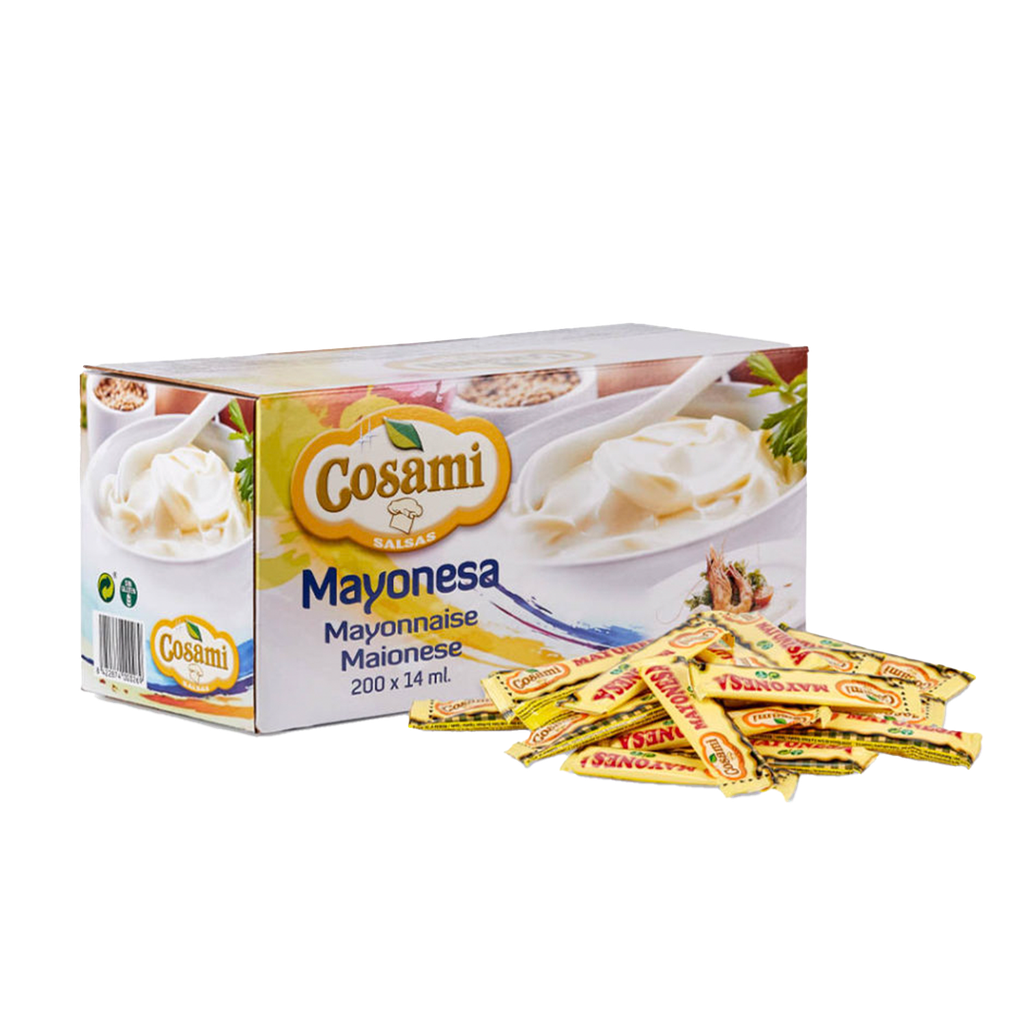 CAJA MAYONESA MONODOSIS 200 UND 14 ML COSAMI