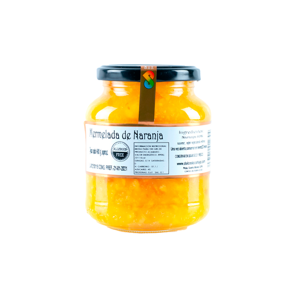 UND 12 MERMELADA DE NARANJA 400 G CARTUJA
