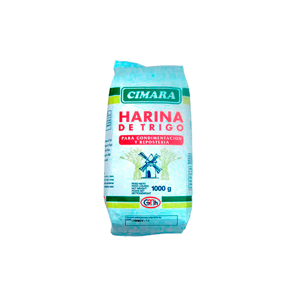 CAJA 12 UND HARINA DE TRIGO CIMARA 1 KG