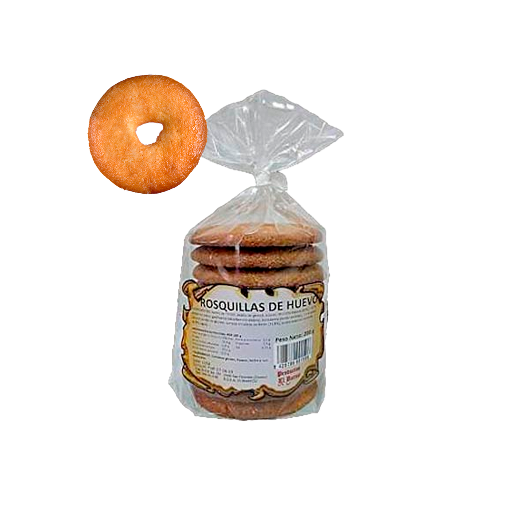 CAJA 12 UND ROSQUILLA HUEVO 200 G EL DORAO