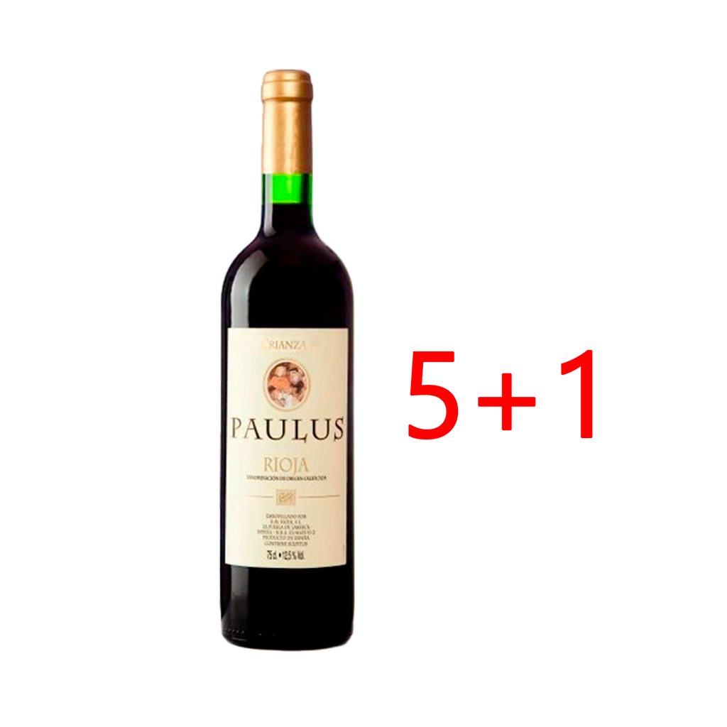 UND 5+1 VINO PAULUS CRIANZA D.O RIOJA 13.5º