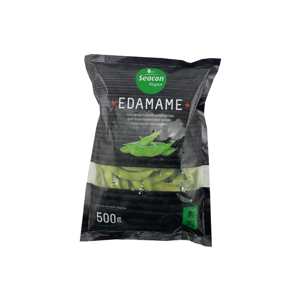 UND 20 EDAMAME VAINAS SOJA VERDE B/500G ABORDO