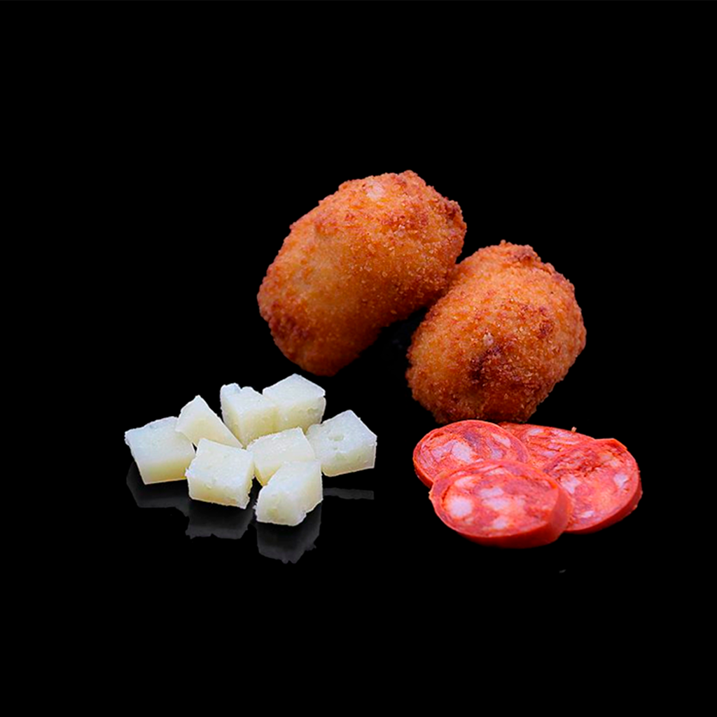 (C)CAJA 60 UND 35 G CROQUETAS CHISTORRA QUESO IDIAZABAL 2 KG VAREA