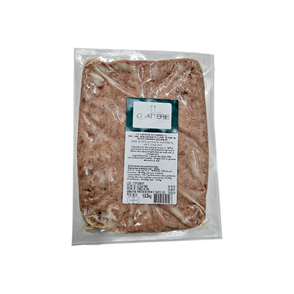 (C)KG 10 CARNE DE PATO DESMIGADA 80/20 1 KG LE CHATEAU