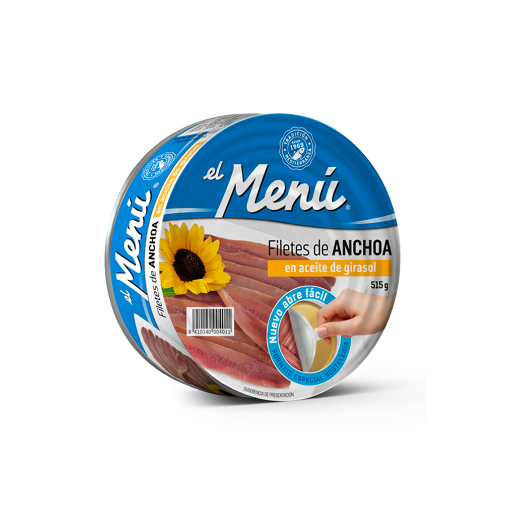 UND 12 ANCHOAS EL MENU LATA 550 G F.A