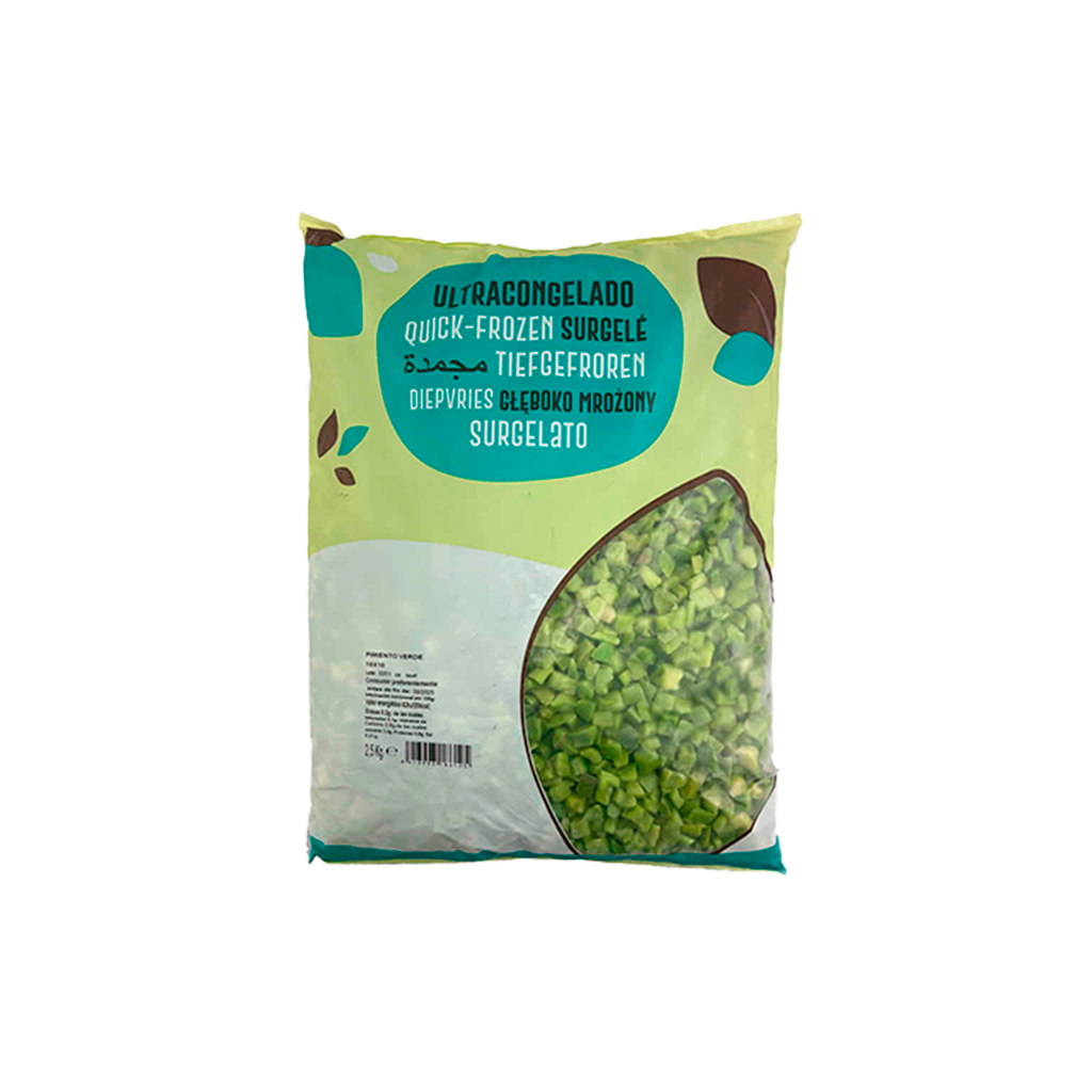 UND 4 PIMIENTO VERDE (10x10) BOLSA 2.5 KG