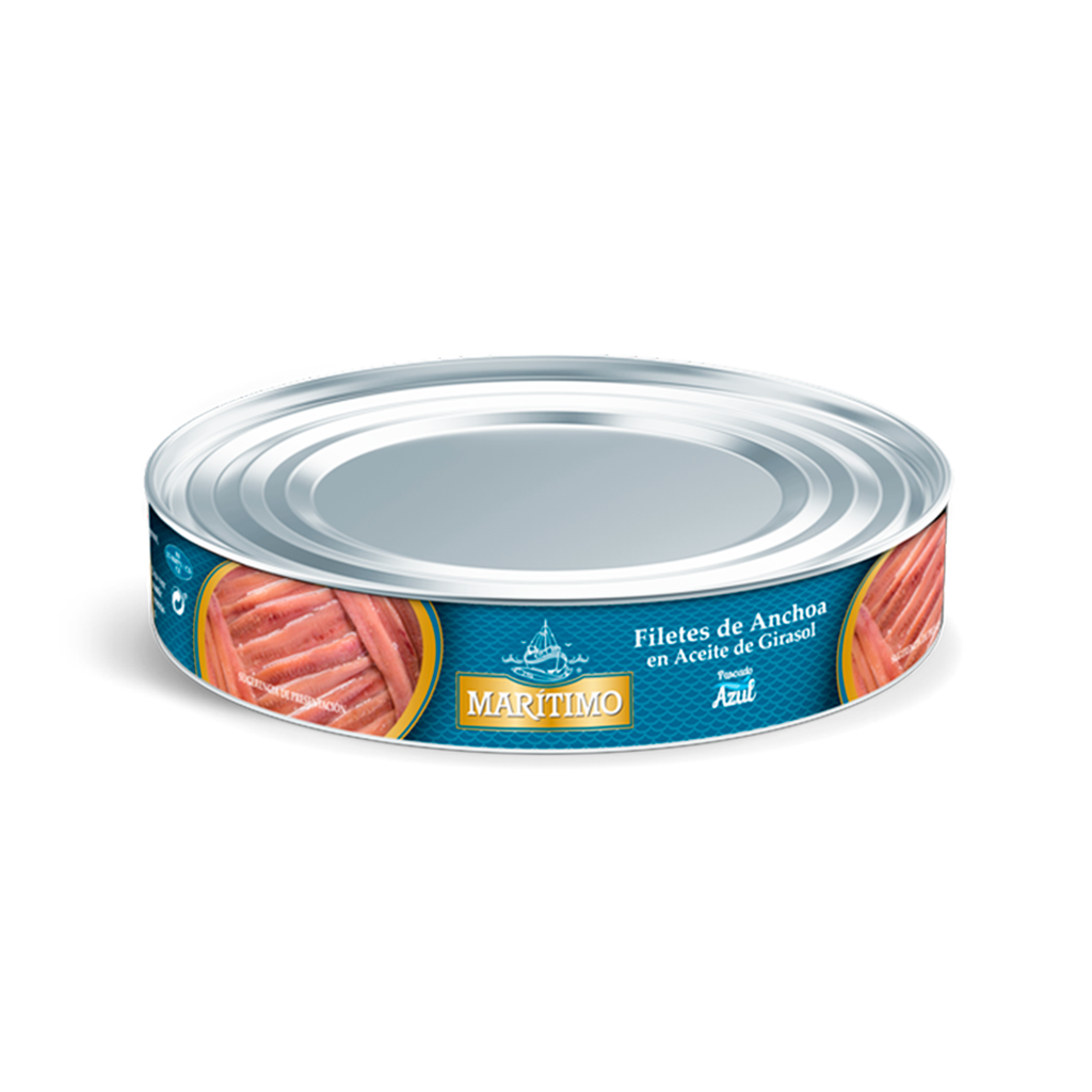 UND 6 ANCHOA FILETE LATA 1000 G MARITIMO