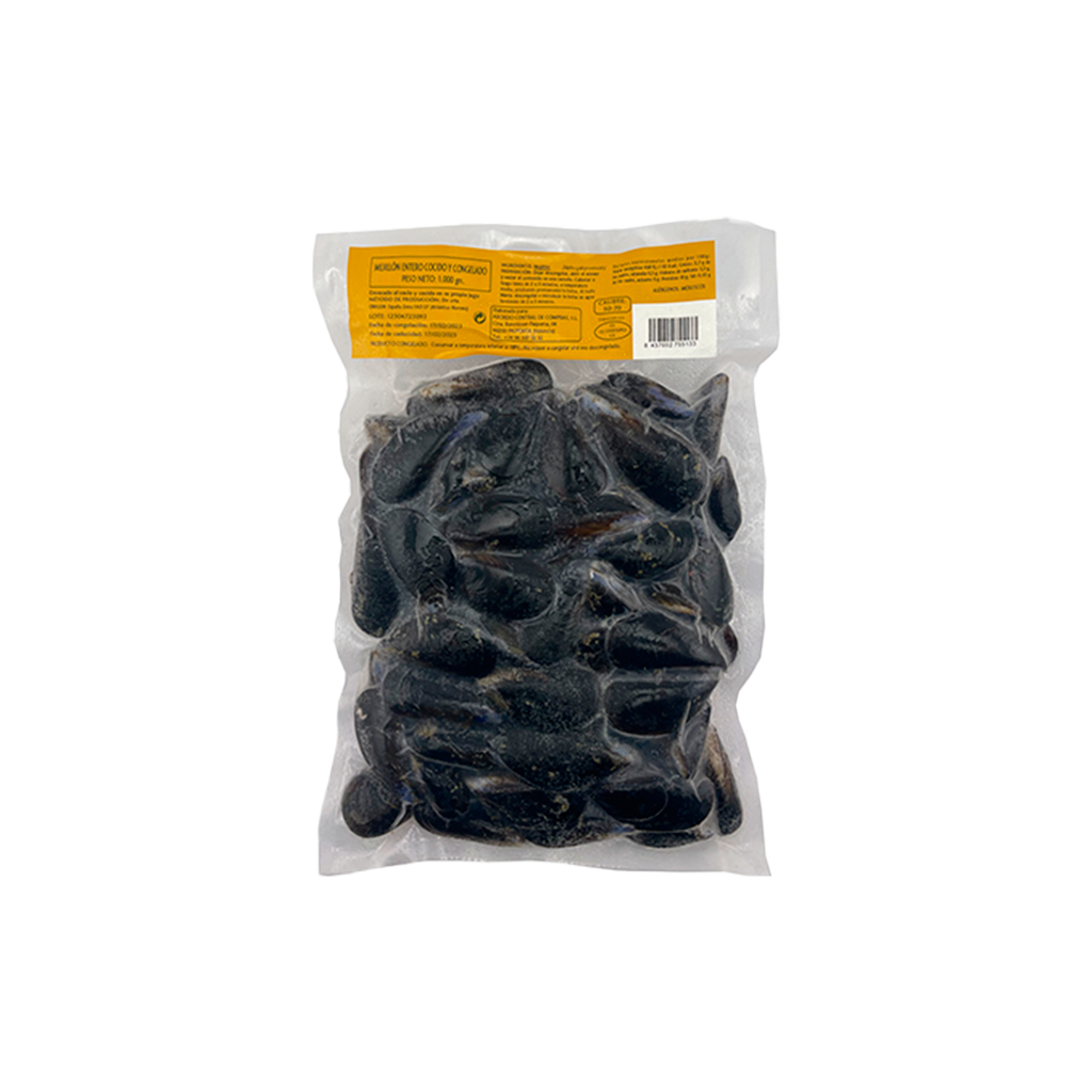 UND 10 MEJILLONES COCIDOS EN SU JUGO 1 KG