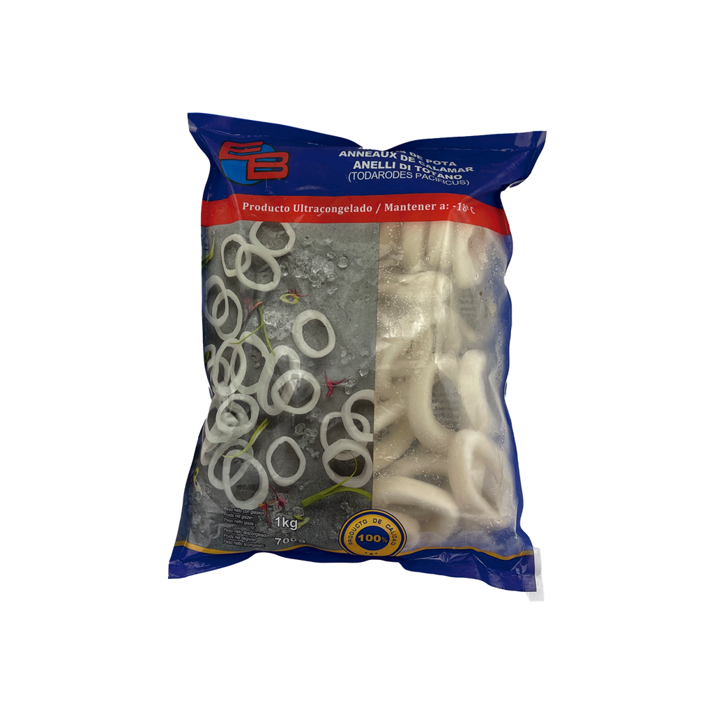 UND 6 CALAMAR POTA ANILLAS IQF B/650 G