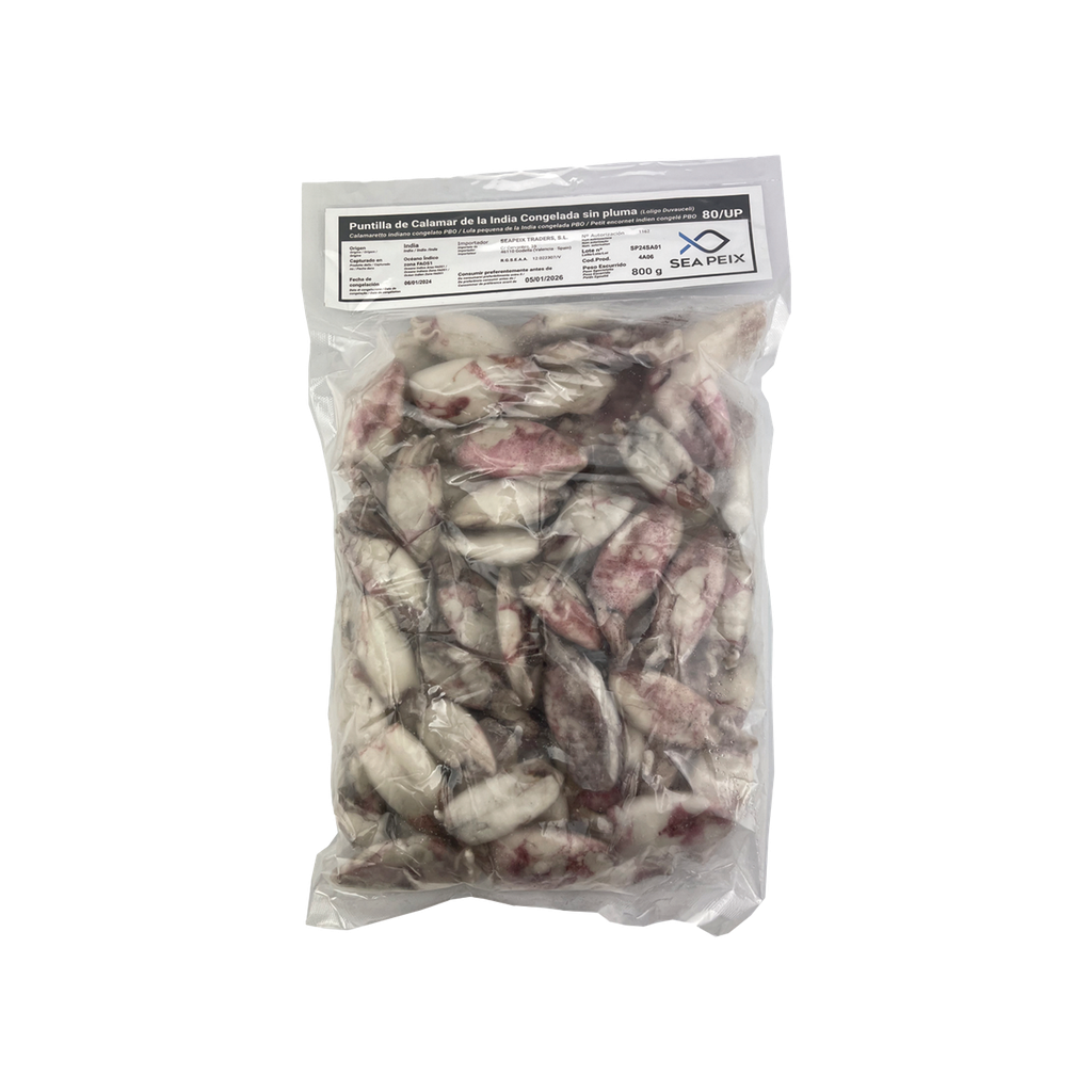 UND 6 PUNTILLA CALAMAR (CHINA) IQF S/PLUMA B/800G