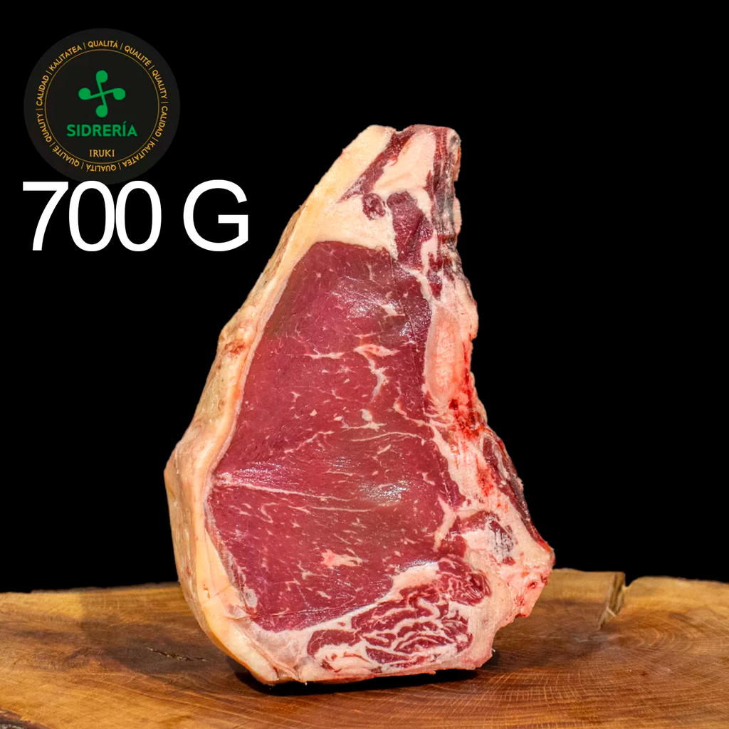 (C)KG 2,80 CHULETON LOMO ALTO SIDRERIA 700 GR IRUKI