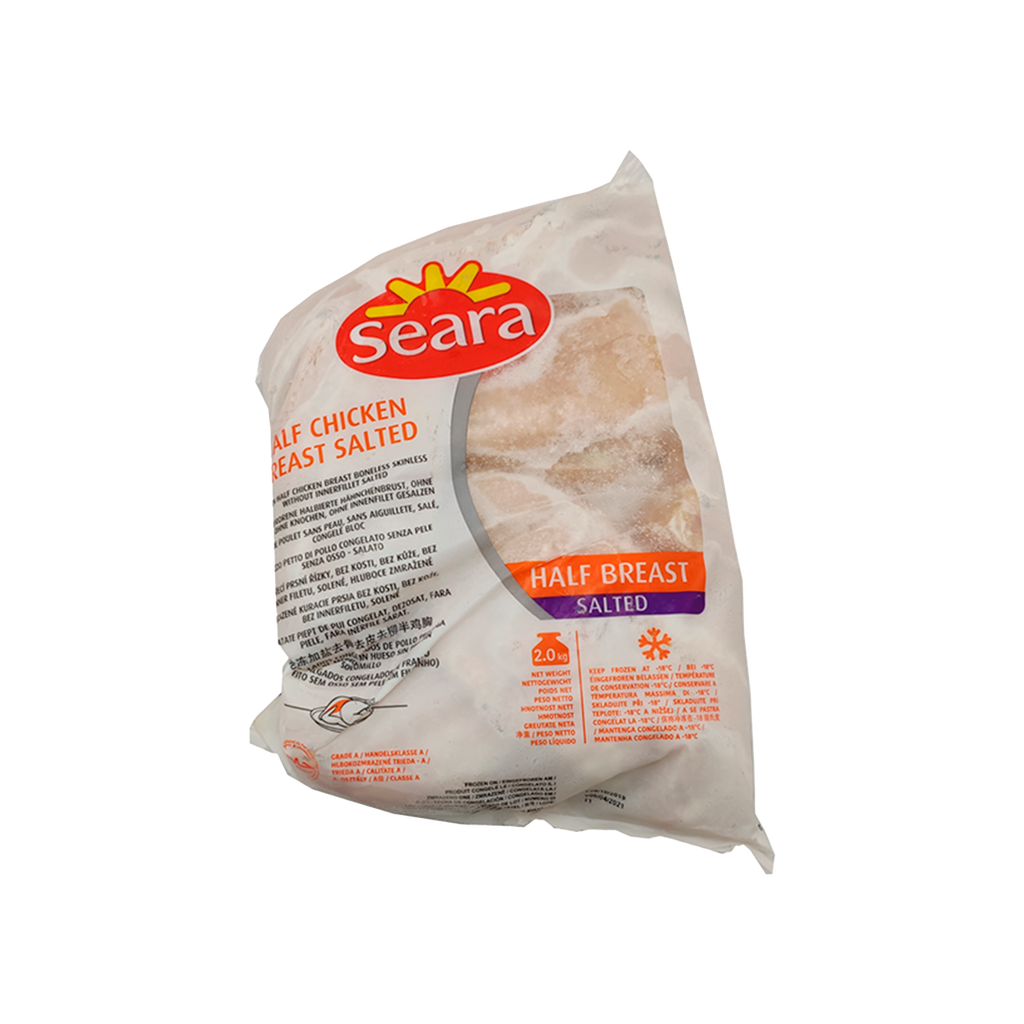 KG 12 PECHUGA DE POLLO ENTERA B/2 KG (220/290 G/PZA)