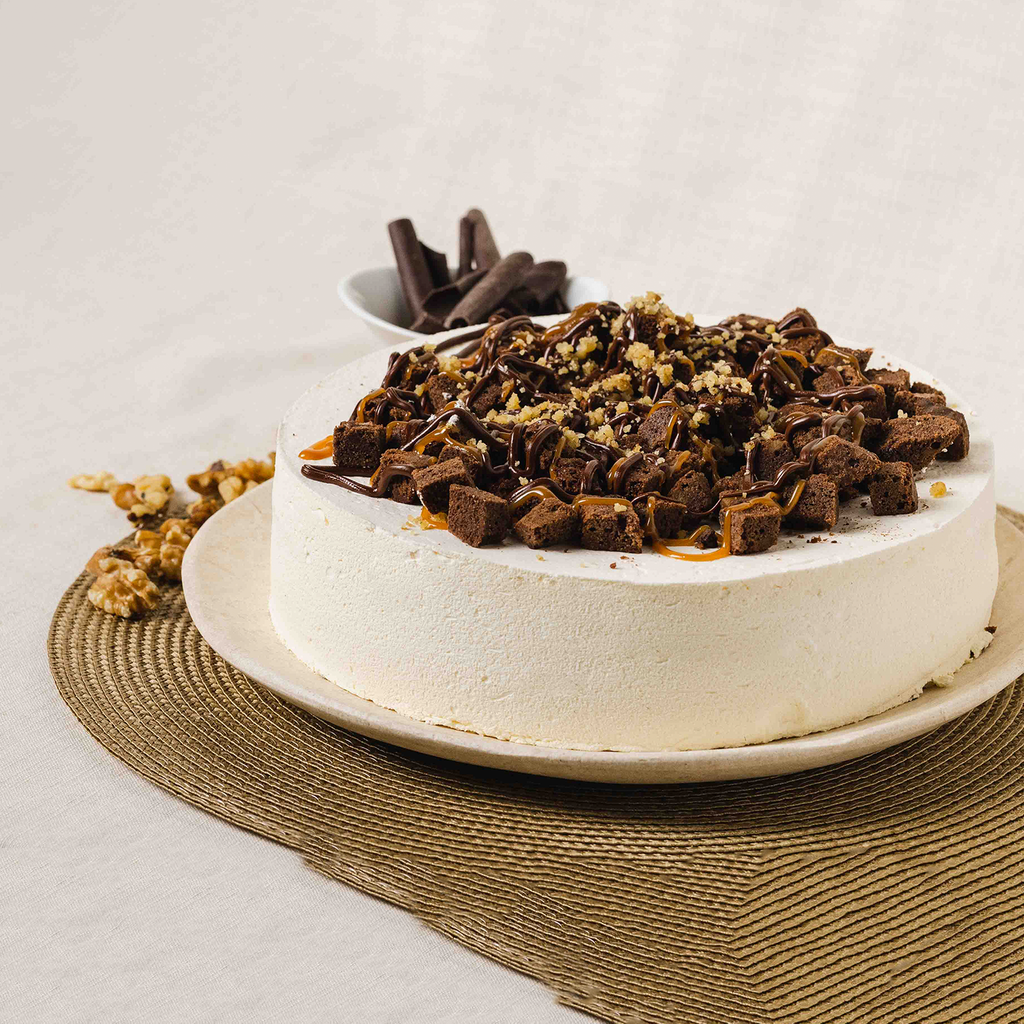 (C)UND 1 TARTA BROWNIE Y VANILLA  1.7KG (14/16 RACIONES)