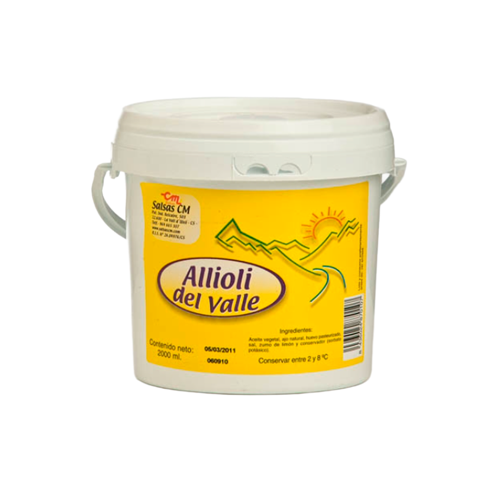 UND 4 ALLIOLI DEL VALLE 2 KG (AJOACEITE)