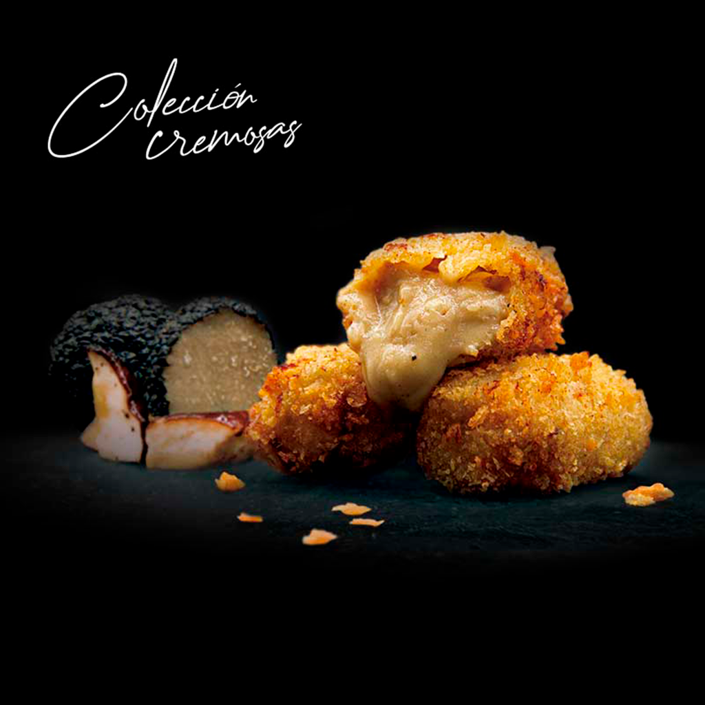 (C)UND 10 CROQUETAS DE TRUFA Y HONGOS COLECCION CREMOSA BOLSA 400 G (16 UD X 25 G)