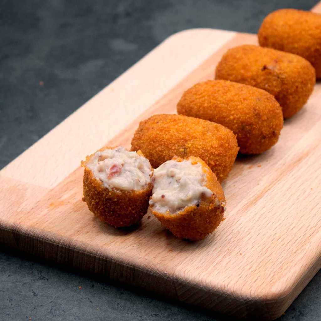 (C)UND 4 CROQUETAS DE CECINA(C) DE VACA OKELAN 1 KG (40 UD X25 G) GESALAGA