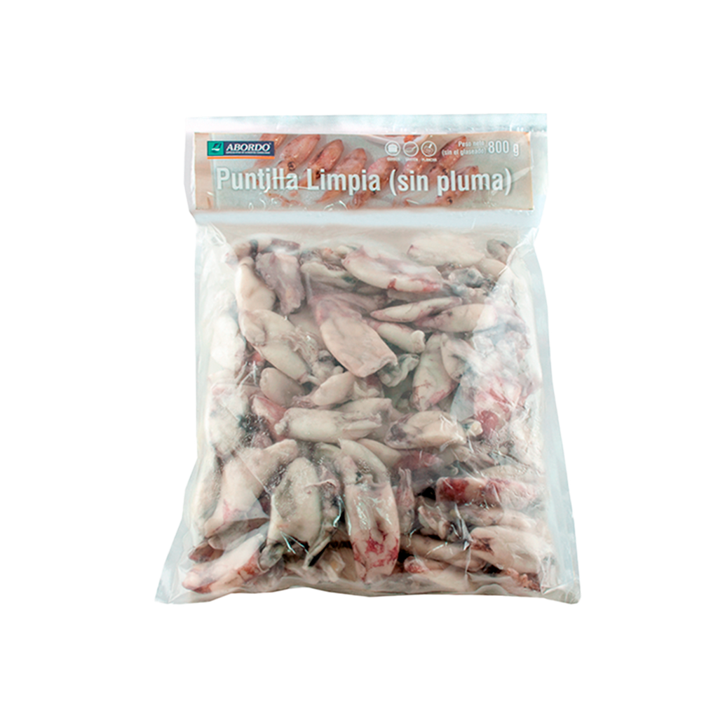 + UND 6 PUNTILLAS DE CALAMAR SIN PLUMA (INDIA) B/ 800 G IQF