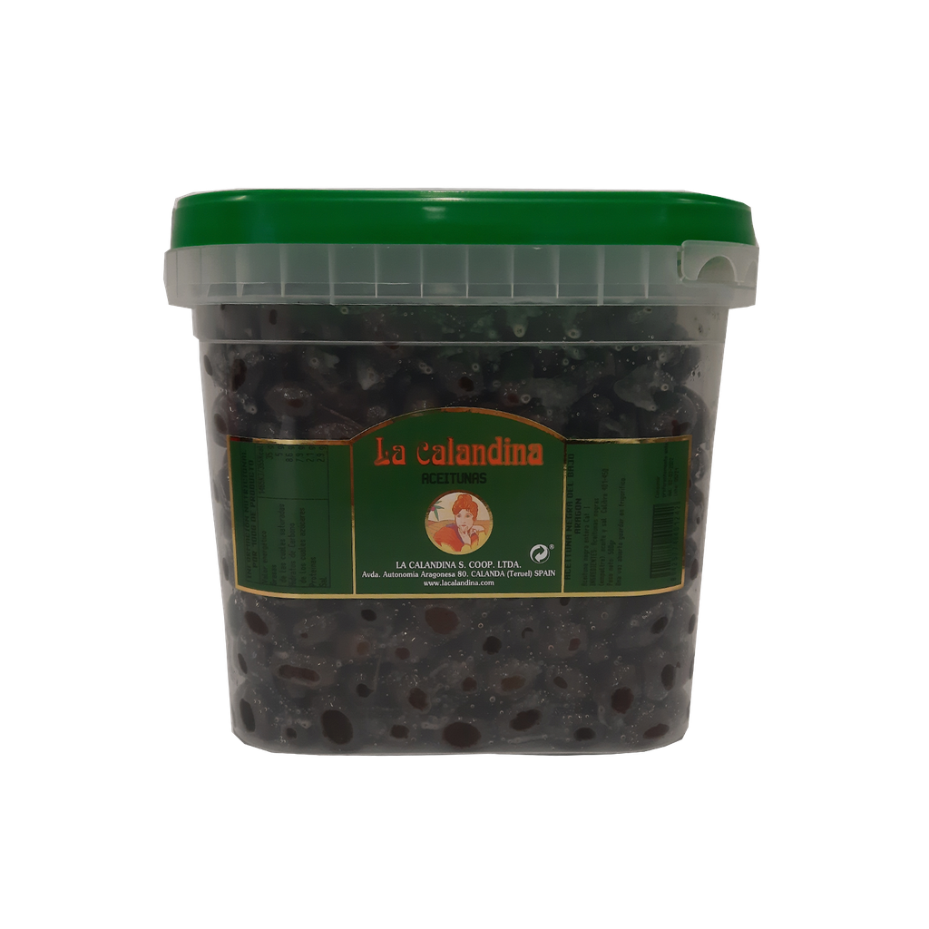 UND 1 ACEITUNA NEGRA ARAGON EN ACEITE CUBO 2,5 KG