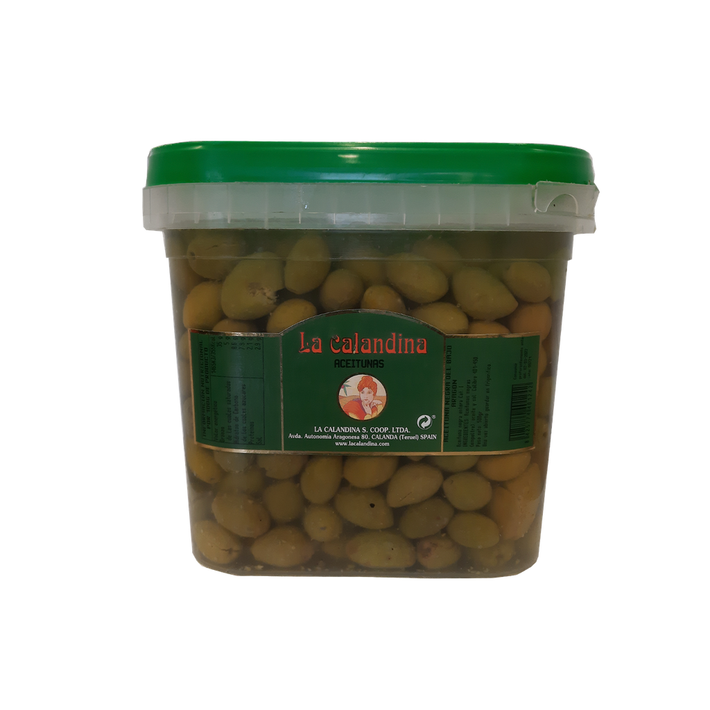 UND 1 ACEITUNA PARTIDA VERDE CASPE CUBO 2,5 KG