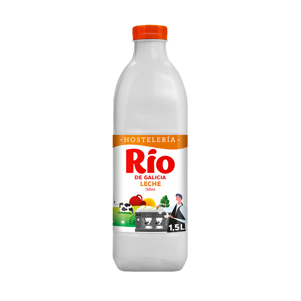 CAJA 6 UND LECHE RIO DE GALICIA HOSTELERIA 1,5 L