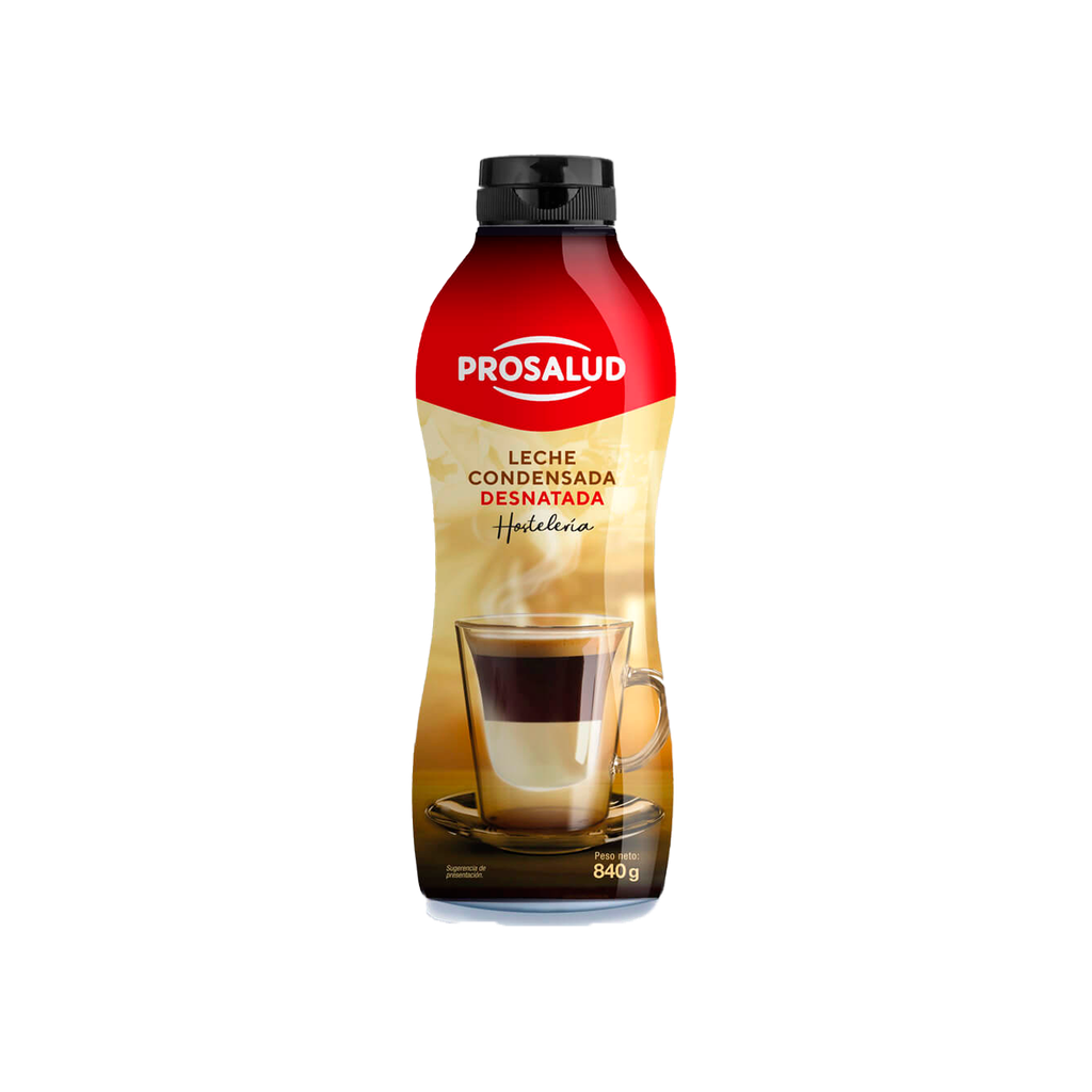 CAJA 6 UND LECHE CONDENSADA DESNATADA PROSALUD SIRVEFACIL 840 GR