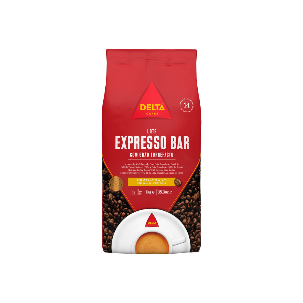 UND 10 CAFE DELTA GRAN EXPRESSO COFFEE 80/20 GRANO 1KG