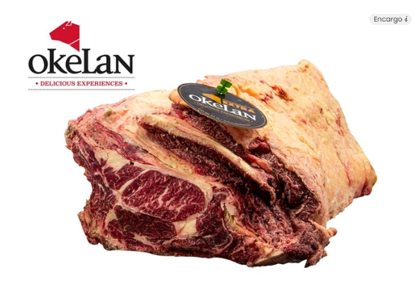 KG 13 CHULETA VACA 8 COSTILLAS SELECTION AA  ENTERA CORTADA ENVASADA SIN PULIR