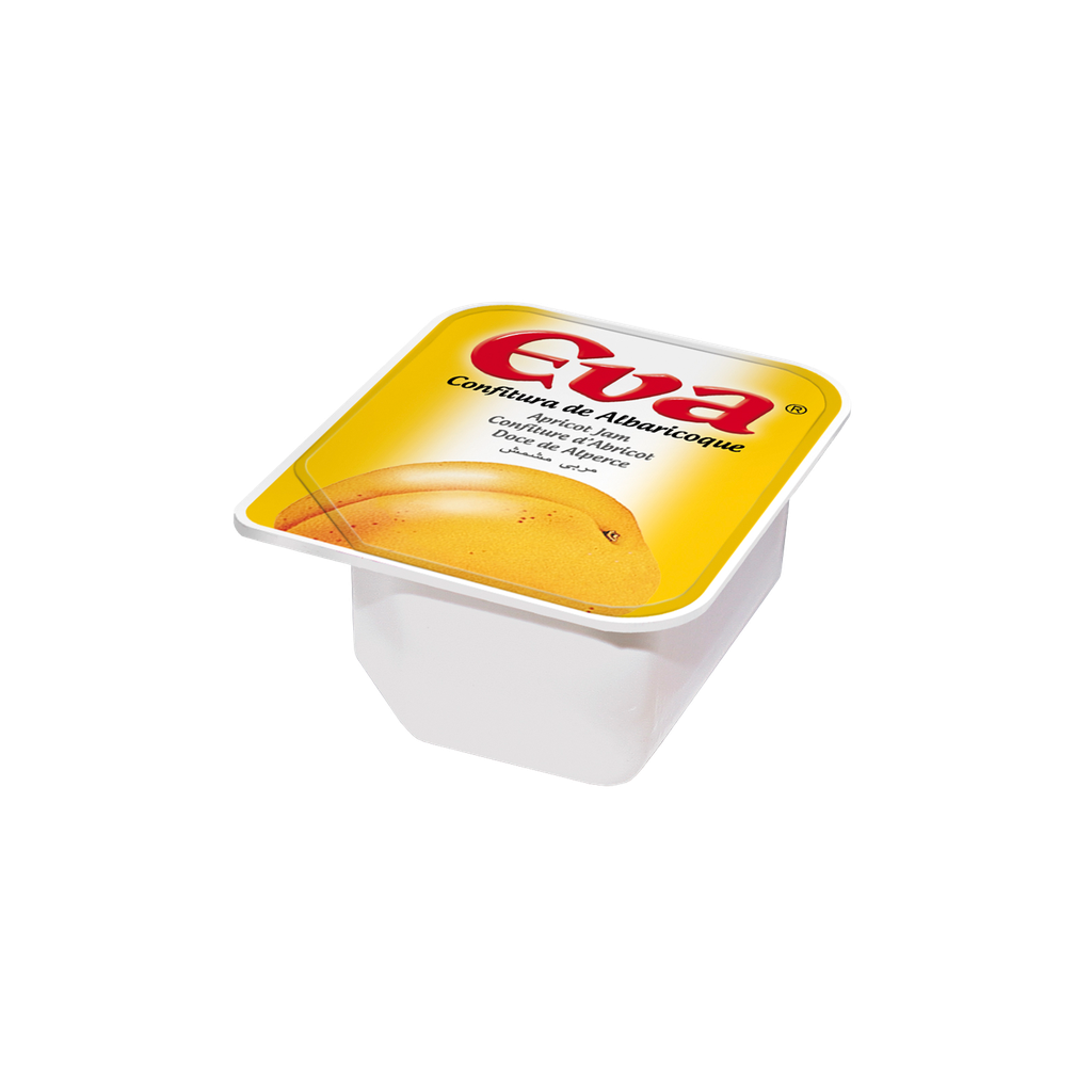 CAJA MERMELADA ALBARICOQUE MONODOSIS EVA 80X20 GR