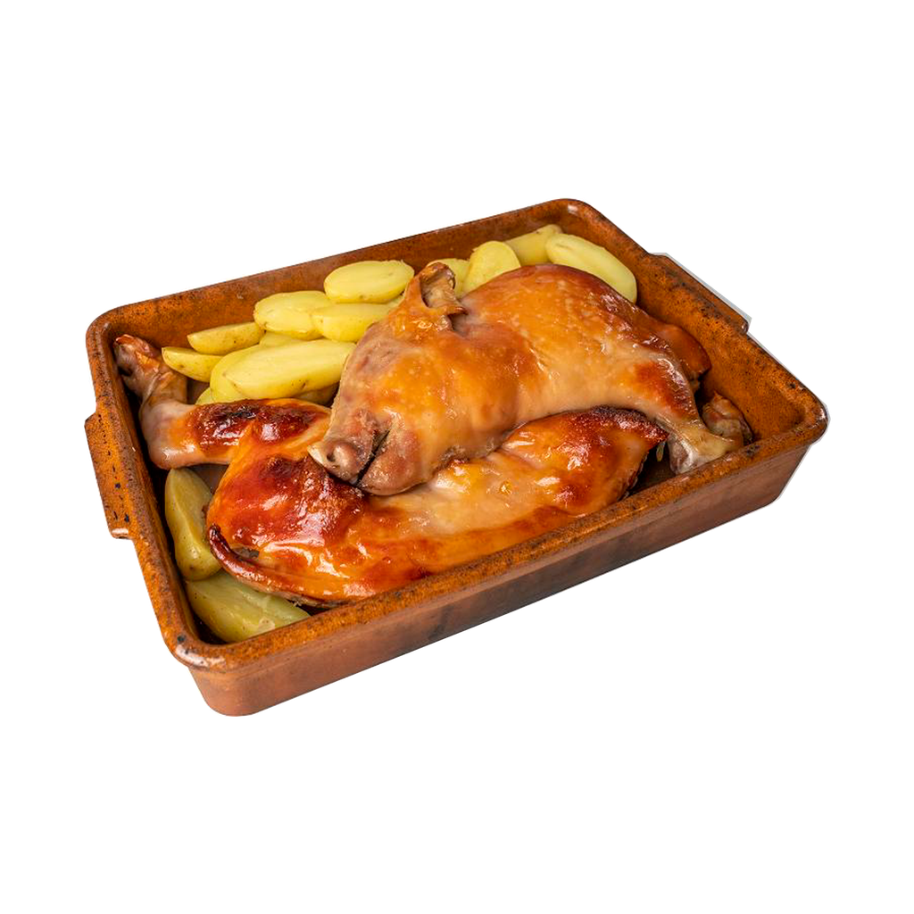 UND 2 COCHINILLO 1/2 ASADO EN DOS CUARTOS 2,5 KG COMENBABIA