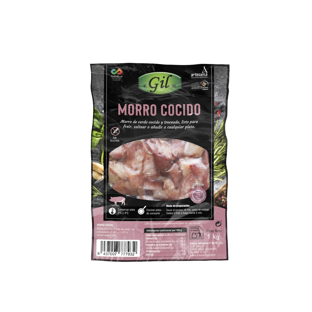 UND 3 MORRO COCIDO GIL 1 KG