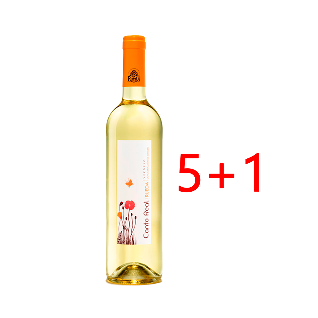 UND 5+1 VINO CANTO REAL 100% VERDEJO D.O RUEDA