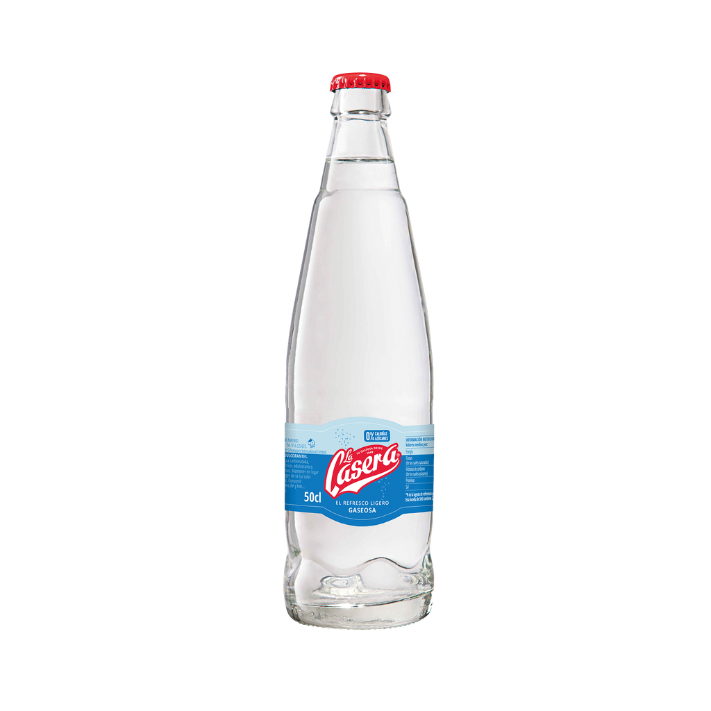 CAJA 20 LA CASERA GASEOSA RET 500 ML (55)