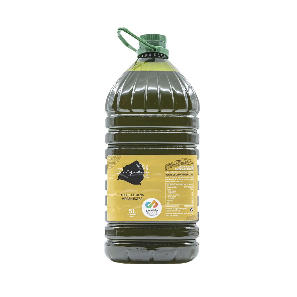 CAJA 3 UND ACEITE OLIVA SERRANA VIRGEN EXTRA 5 L BEJIS