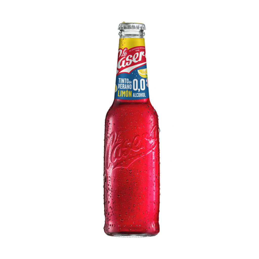CAJA 24 UND TINTO DE VERANO LIMON LA CASERA 0.0% RET 275ML