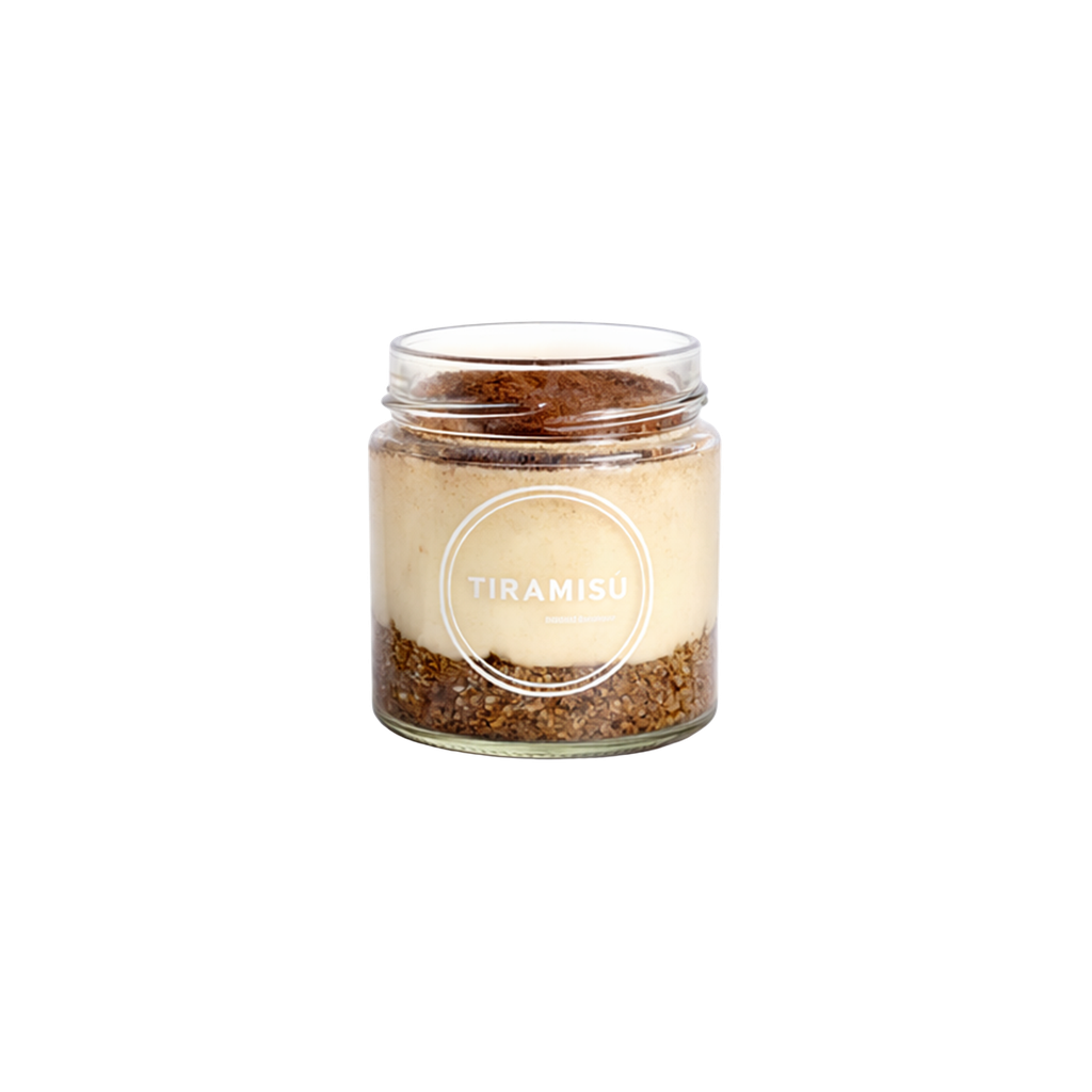 CAJA 12 FRASCO CREMOSO DE TIRAMISU 160 GR VORANDO