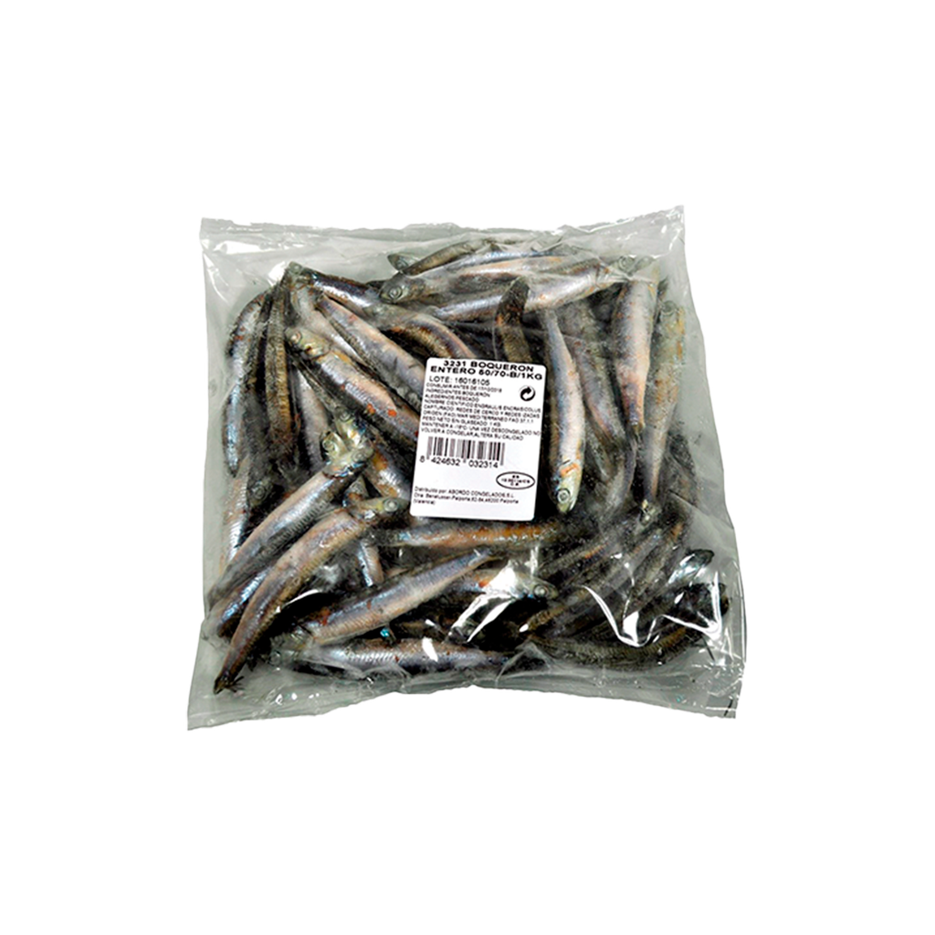 UND 6 BOQUERON ENTERO (40/60 G) 1KG