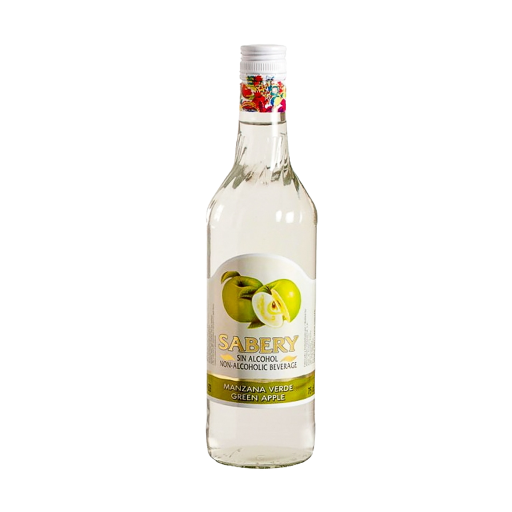UND 16 LICOR DE MAZANA SABERY SIN ALCOHOL 1L 40º
