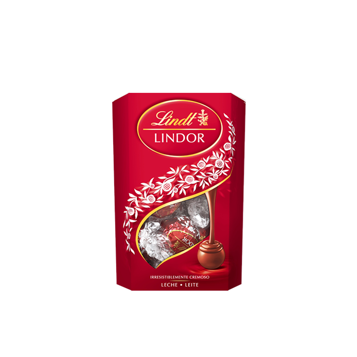 UND 8 BOMBONES LINDT 4 UND 80 GR ROJO