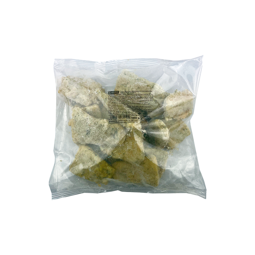 KG 4 BACALAO REBOZADO 30/60 GR PZA BOLSA 1 KG