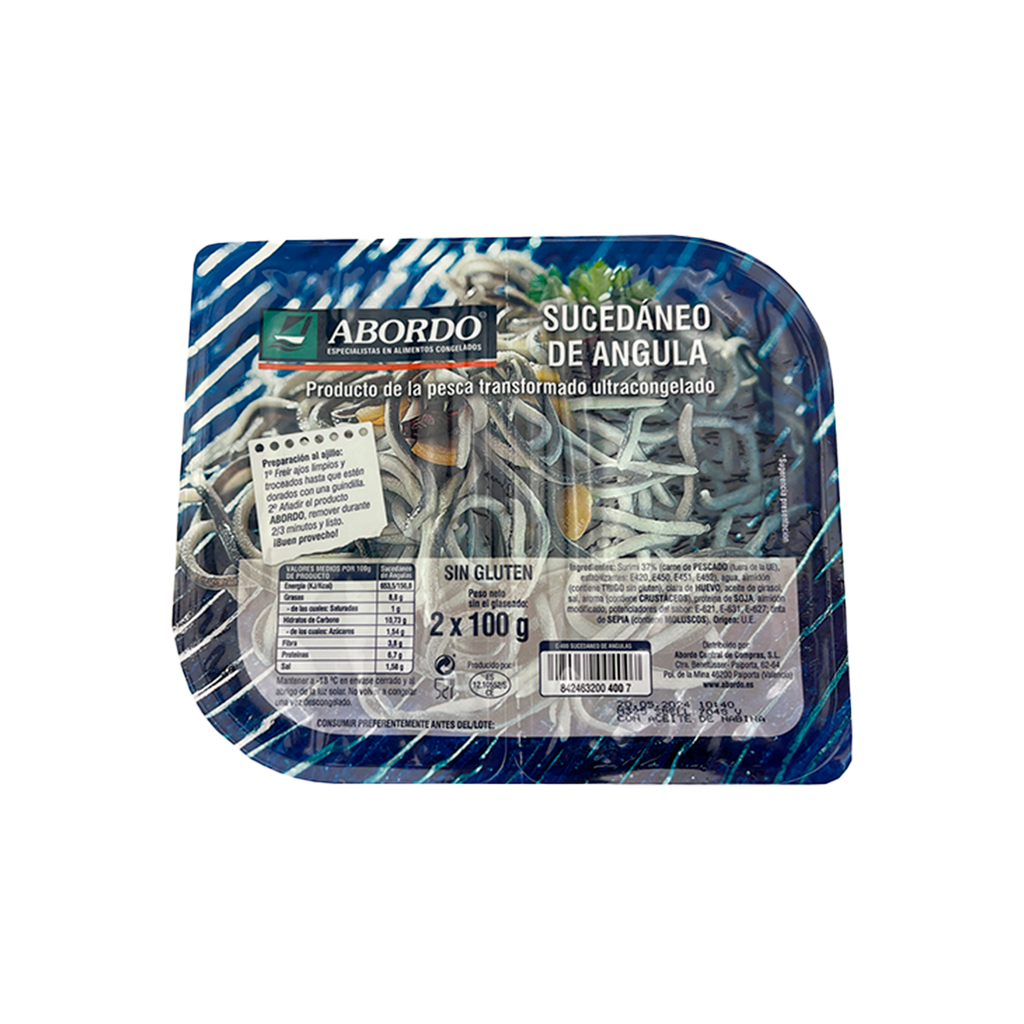 UND 8 SUCEDANEO DE ANGULAS 2X100G