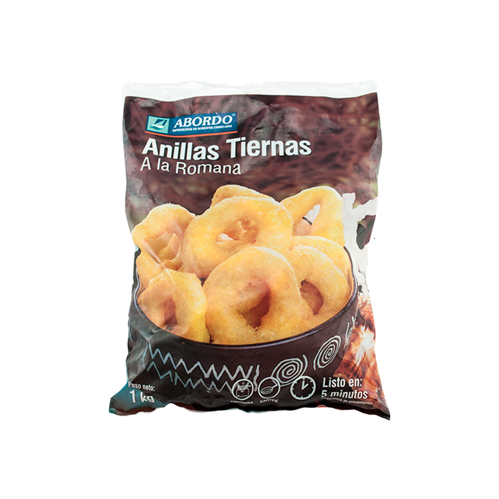 UND 6 ANILLAS TIERNAS A LA ROMANA (CALAMARES) 1 KG