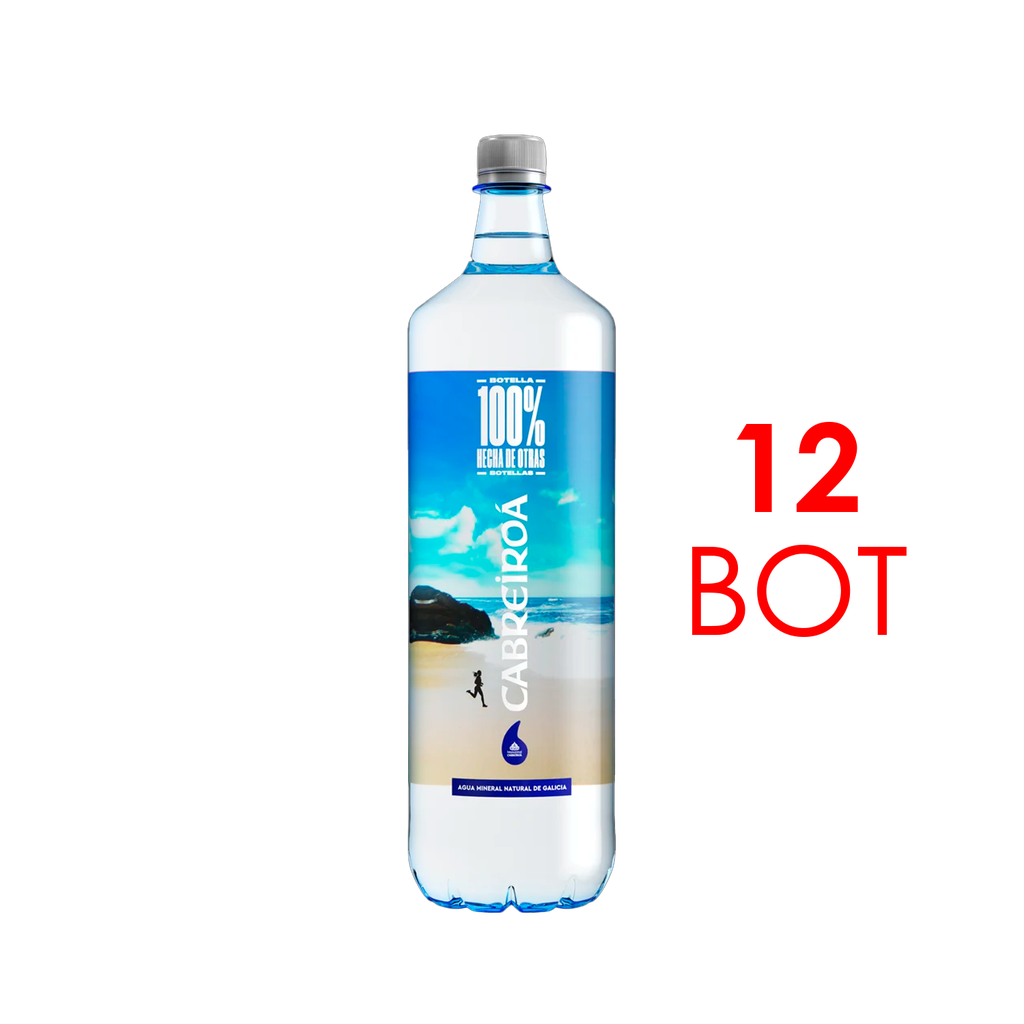 CAJA 12 UND AGUA NATURAL CABREIROA PET 1.5 L