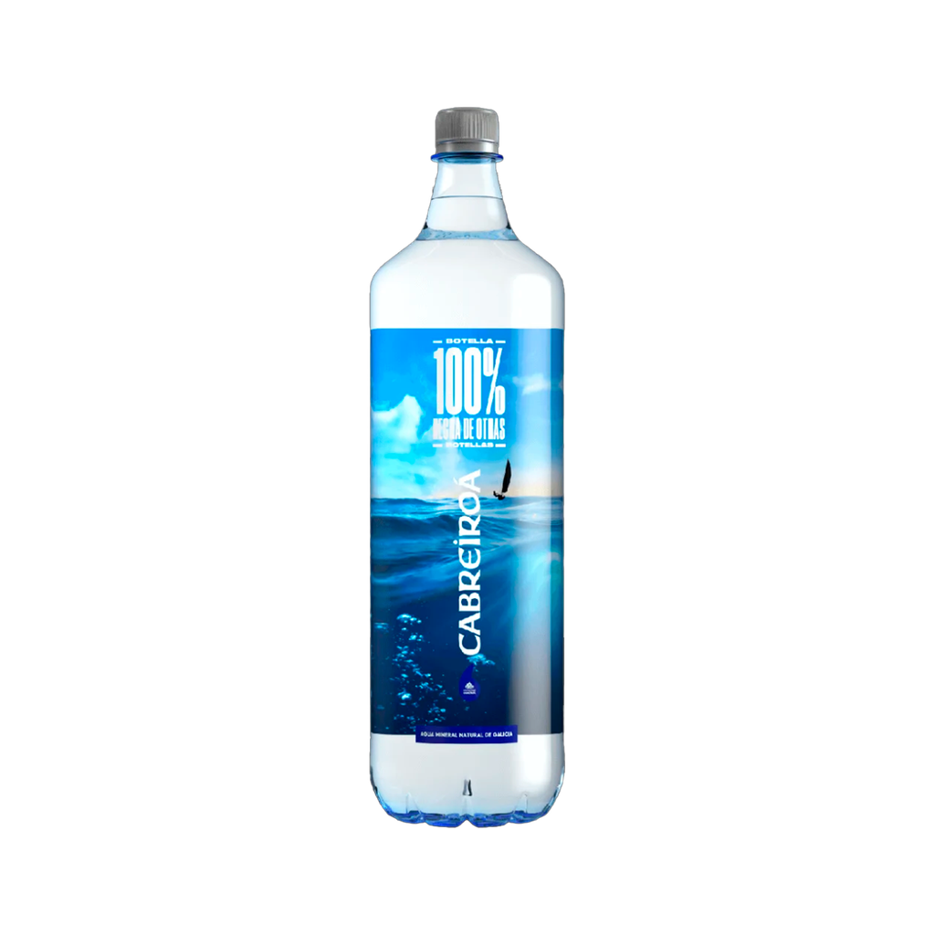 CAJA 15 UND AGUA NATURAL CABREIROA PET 1 L